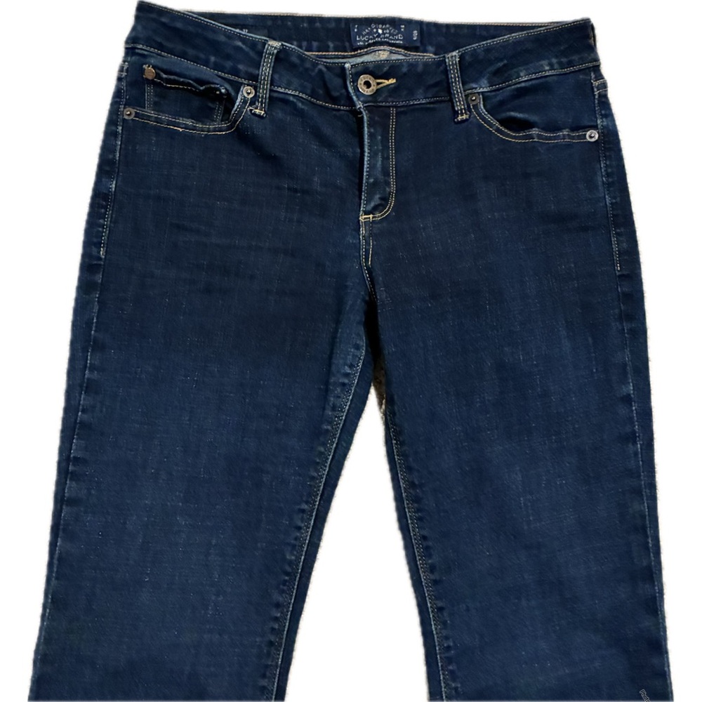 Lucky Brand Jeans Women’s 28 Dark Blue Lolita Boot Cut LIKE NEW! - Picture 3 of 8